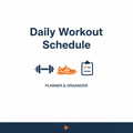 Daily Workout Schedule