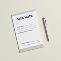 Doctors Note/Pad (customizable)
