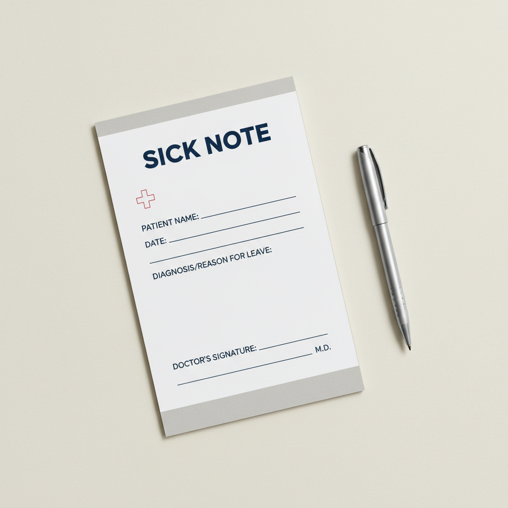 Doctors Note/Pad (customizable)